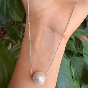 G021 S925 freshwater aurora Edison pearl Lulutong necklace