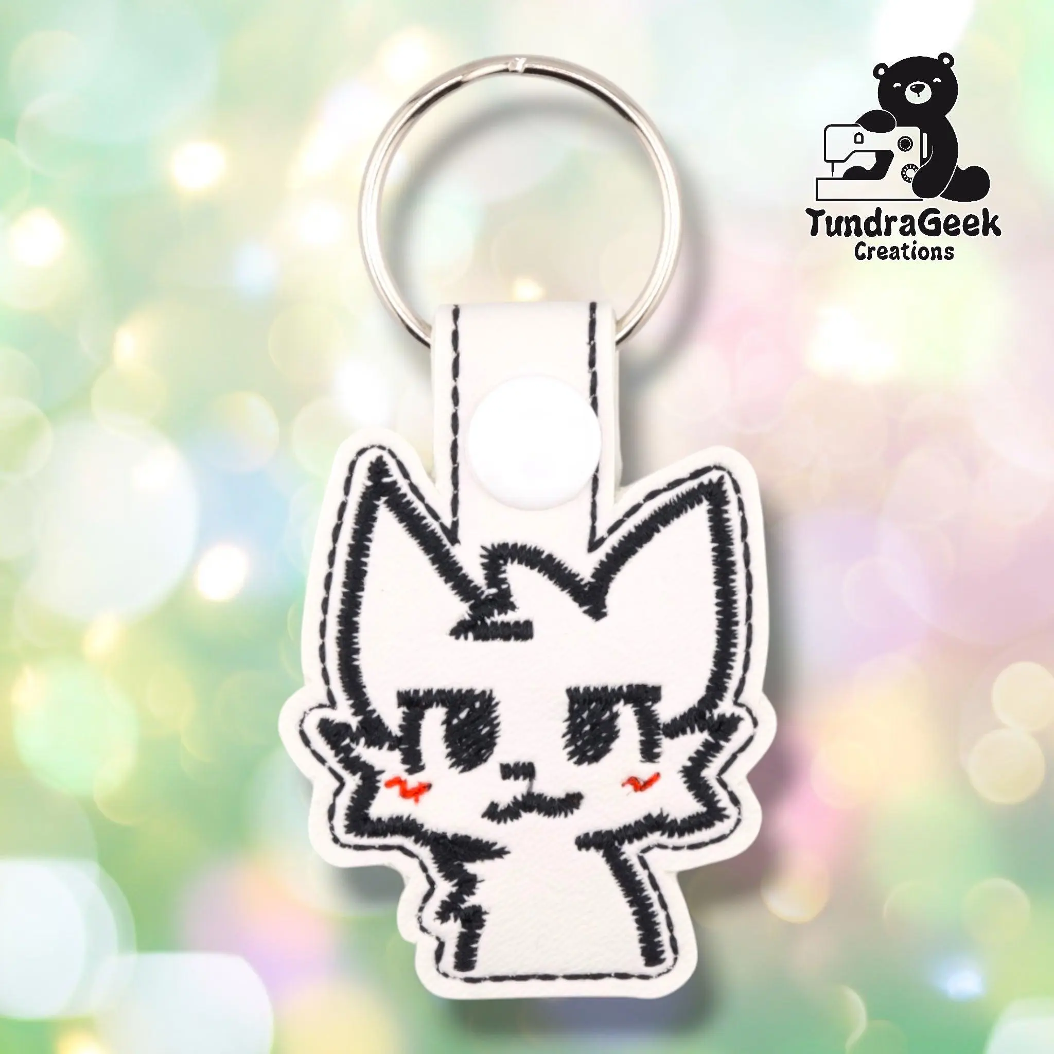 Boykisser Embroidered Keychains
