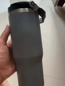 Limited Edition X LOVESHACKFANCY 30 OZ H2.0 Tumblerwith Handle, Double Walled Vacuum Insulated Stainless Steel Water Bottle for Outdoor Camping Mug Cup Drinkware Portable Lid  Reusable Washable