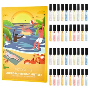 40PCS Elegant Brazilian Women's Digital Perfume Set, Fragrance Gift Set, Perfumes Set, 40 Bottles X 5ML, Warm Christmas Food Scent, Perfect for Dates, Parties, Weddings, Daily Use, Fragrance Ensemble