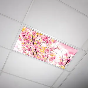 Fluorescent Light Cover - Flower 006