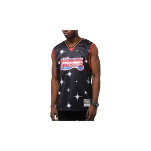 Airbrush Knit Jersey "NBA Philadelphia 76ers" TTNKBW18029 P76BLCK