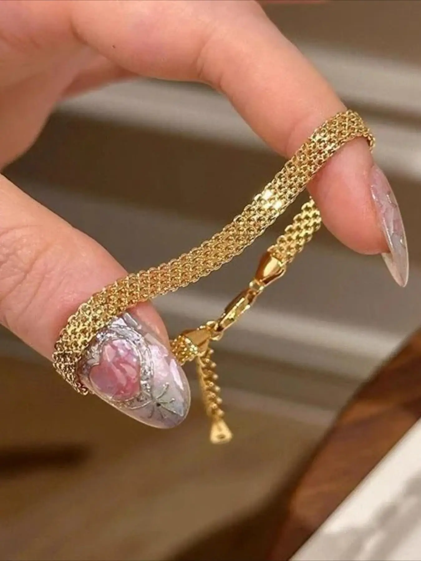 Stainless Steel Vintage Metal Braided Bracelet, Elegant Bangle Bracelet, Fashionable Bracelet Style, Fashionable Bangles, Elegant Ladies' Fashion Accessory, Perfect for Daily Wear and Parties, Ideal Gift