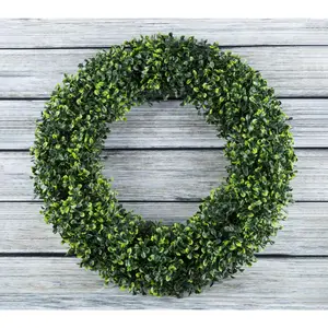 Nature Spring 19.5" Artificial Boxwood Wreath