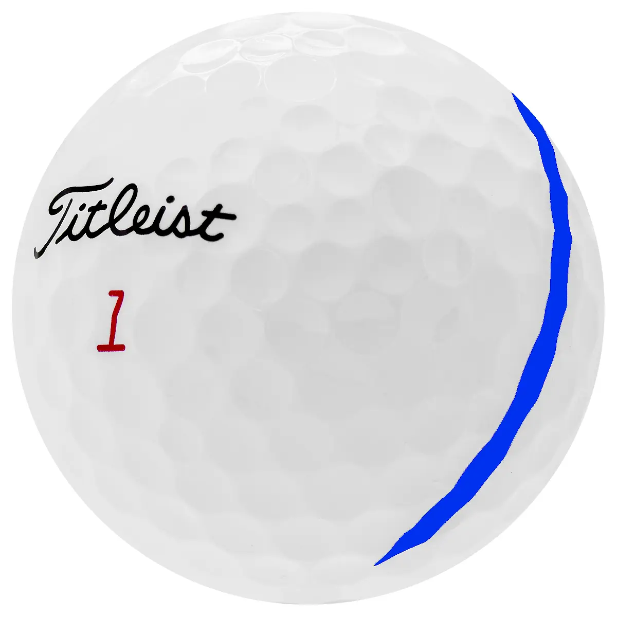 Titleist Pro V1 2023 Golf Balls - AIM Performance Blue - Pristine 1 Dozen, 105-Degree Aim Alignment Marking, Clean Alignment Aid, Control