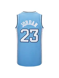 Throwback North Carolina #23 Jordan Basketball Jersey Adult /Youth Kids Size S-3XL