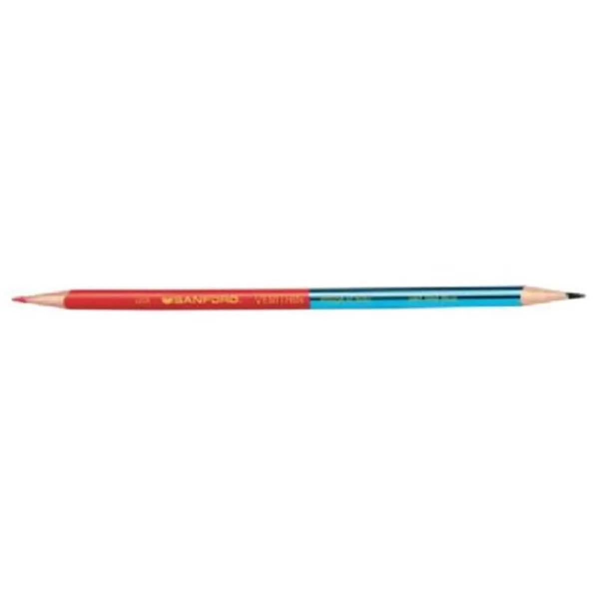 Prismacolor E748 Verithin Premier Pencil, Red-Blue, 12/box, for Accounting Ledger Entries, Brilliant Colors, Sharpens to Needle Point, Strong Leads