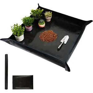 Plant Potting Mat 50cm X 50cm, Thick Indoor Transplanting Protection Pad, Plant Care Operation Mat, 1 Pack