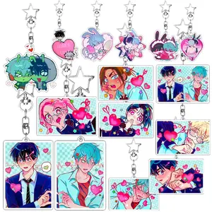 Couples Anime Cartoon ALIEN STAGE Acrylic Keychain Kawaii MIZI SUA TILL Cute