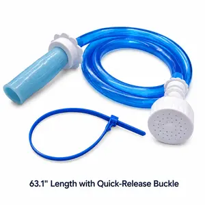 JoyPetSmart Universal Dog Bath Hose (63.1 in) - Spot Washer, Sink Attachment for Stress-Free Dog Rinsing