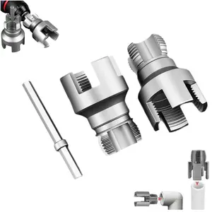 PPR PVC pipe thread cutting tool set, combines internal and external thread tools in one, upgraded version for DIY plumbing repairs, durable design, summer vibe Tubing Cutter Ratcheting Tubing Cutter