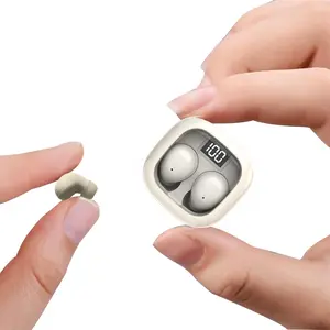 Smallest Invisible Mini Earbuds Wireless Bluetooth, Low Profile Micro Tiny Discreet Hidden Earbuds for Work, Small Headphones, Invisible Sleep Wireless 5.3 Headphones for Work