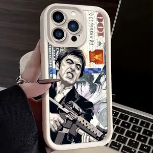 Ferocious "Scarface" American Gangster Movie-Themed "Eye of Providence" Staircase Phone Case — Compatible with iPhone 17 / 16 / 15 / 14 / 13 / 12