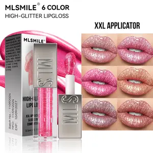 Pearl Flash Lip Gloss Streamer Diamond Lip Lacquer Makeup Stacked Liquid Lipstick Mirror Water Light Lip Gloss Lipstick