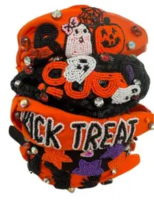 Embellished Fabric Knotted Headband