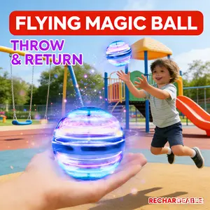 UFO Gesture Sensing Flying Ball - Charging version - Suspends and rotates, emits light - A fun and relaxing interactive toy suitable for the whole family, both indoors and outdoors.