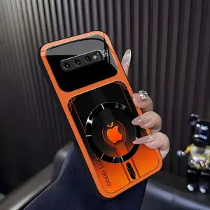 Luxury Sports Car Aesthetic MagSafe Case Anti-Scratch Magnetic Glass Cover for Galaxy S10 Plus ---975