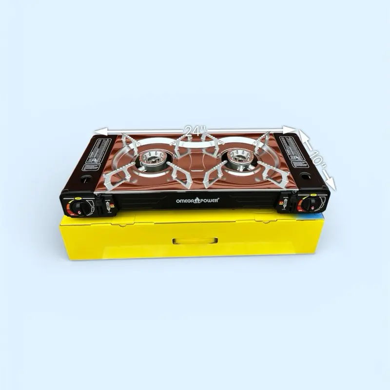 Double burner stove Double burner stove