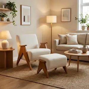 BALIAAfurniture Modern ErgoWood Modern Comfort Lounge Indoor chair - Solid Wood Armchair with Ergonomic Design and Plush Cushioning - Perfect for Relaxation and Style in Any Home Décor Wassily Chair Cost wayfair