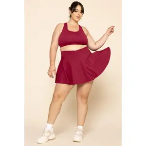 Crisscross Hourglass® Twirl Skort - Ruby