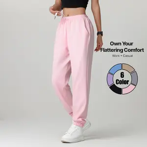 Women’s spring/autumn casual athletic long pants, running leggings—soft and comfortable, stylish and minimalist—suitable for yoga, running, gym workouts, hiking, family travel, and more; women’s jogger pants.