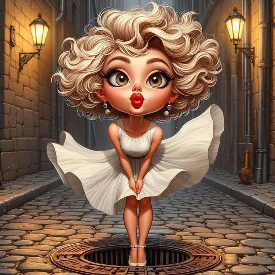 5D DIY Full Drill Round Diamond Painting - Diamond Art Kit White Dress Mosaic, Canvas - DIY Decor, Home Wall Decoration, Perfect for Halloween and Christmas, Independence Day, Birthday and Anniversary Gifts.