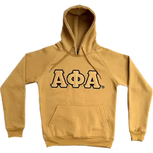 Alpha Old Gold Premium Hoodie