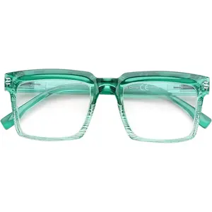 Design Reading Glasses for Women - Fashionable Oversized Readers - Green +1.50