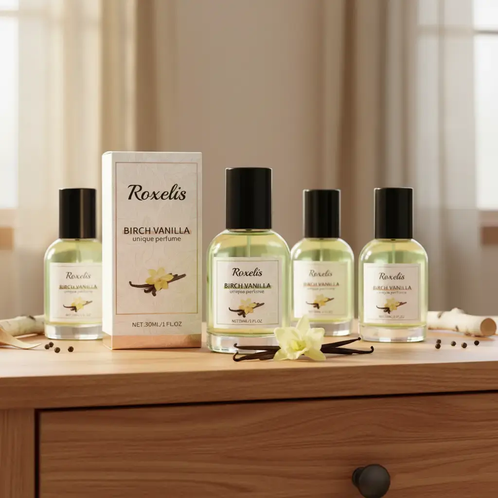 Birch & Vanilla Unique Scent Perfume, Dating Charm Eau De Toilette, Elegant & Captivating, Portable Fragrance