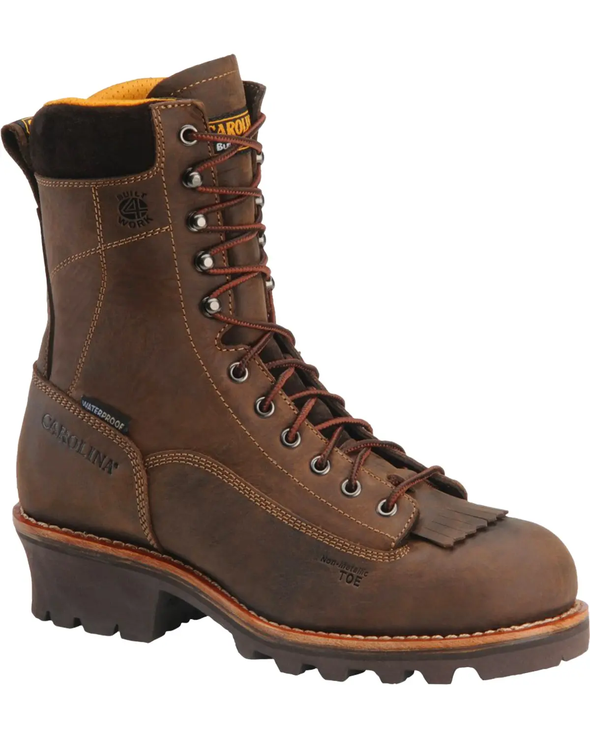 Carolina Men's Men'S Waterproof Lace-To-Toe Logger Boot Composite Toe - Ca7522