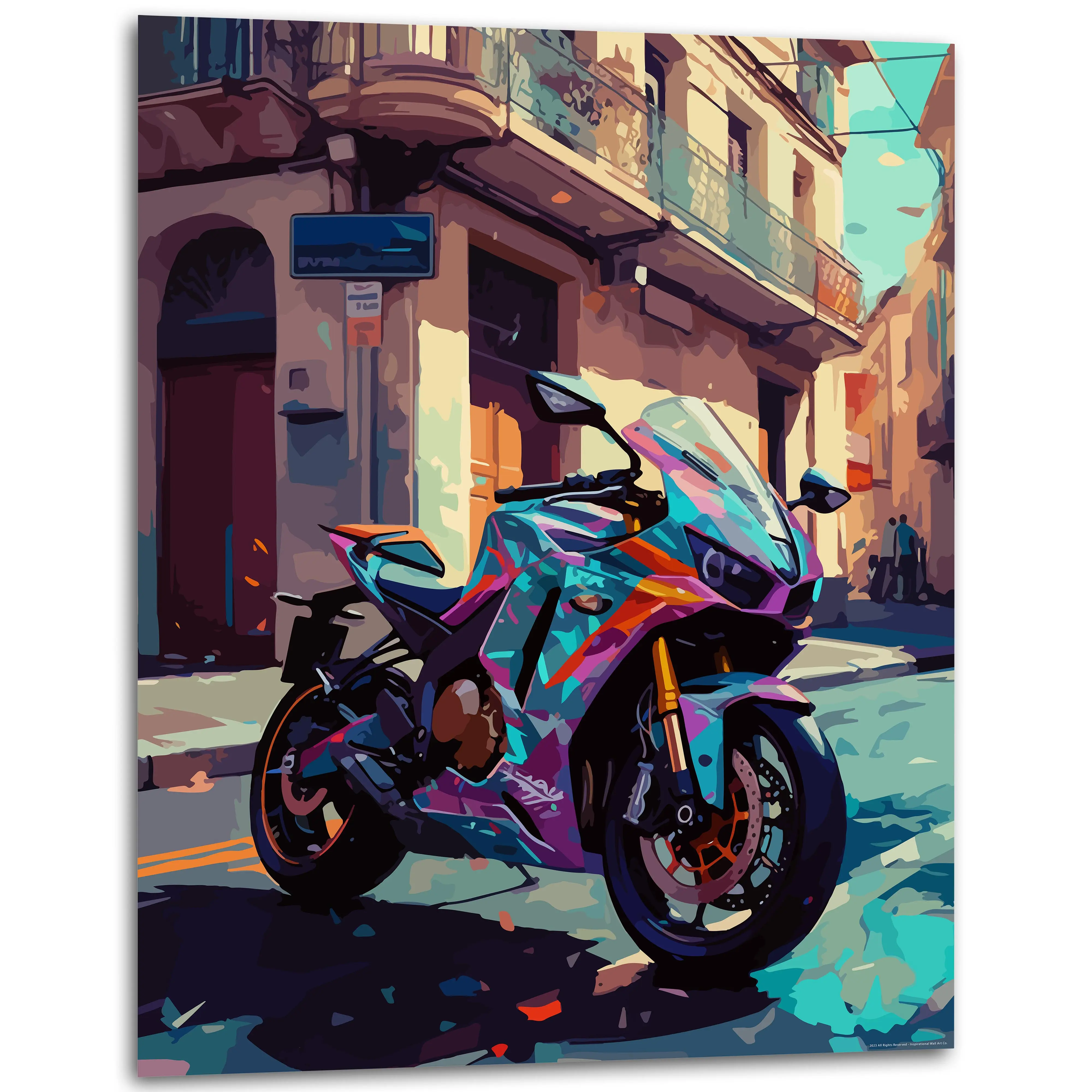 Deft | CBR600RR Motorcycle Gifts for Men - Sportbike Decor - Poster for Garage - Motorcycle Prints - Motorcycle Art | 11x14 Inches Unframed Artistic Wall