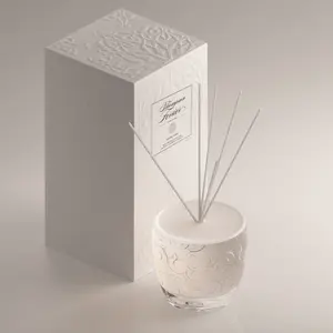 Santal Cave Reed Diffuser Sandalwood Jasmine Rose Scented Home Fragrance for Urban Luxury Ambiance Modern Design Perfume Aroma with Rich Sandalwood Essence and Urban Luxury Aesthetic