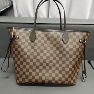 Pre-owned Louis Vuitton canvas Tote Bags TH Neverfull MM Damier 【BF 12U】