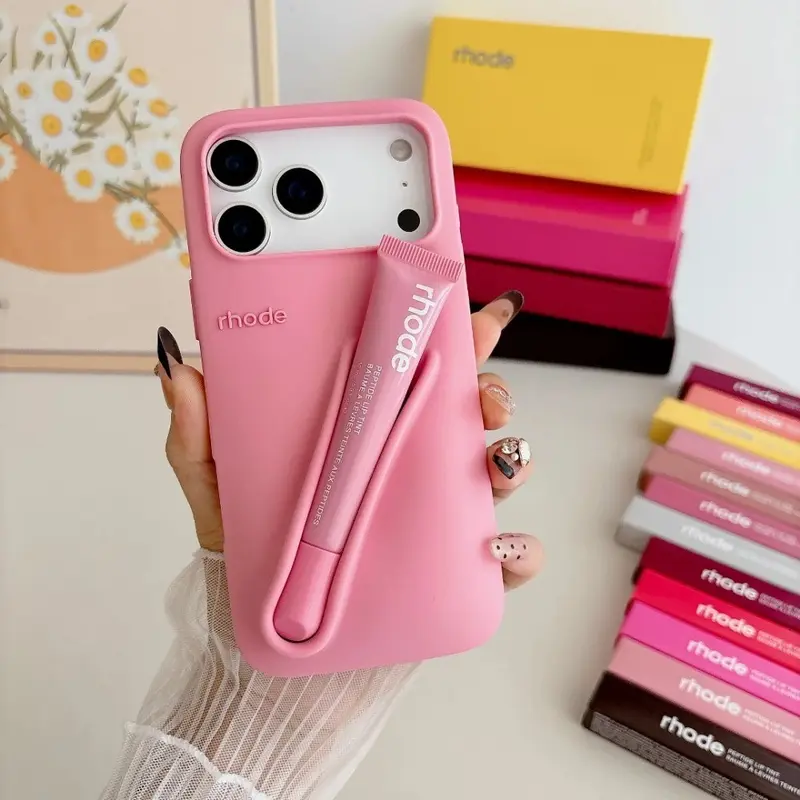 rhode iPhone 16 Pro ケースとリップ ピンク Rhode fall lip case+ Lip Tint iPhone 15Pro/15Pro Max/16 Pro/16Pro