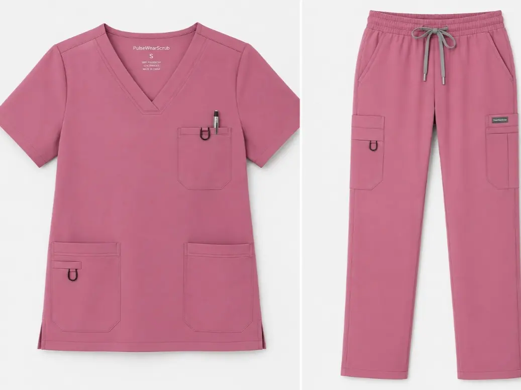Women's Soft Loose-Fit Workwear Medical Scrubs - Unisex Comfortable Fabric Style Uniforms for Healthcare Professionals