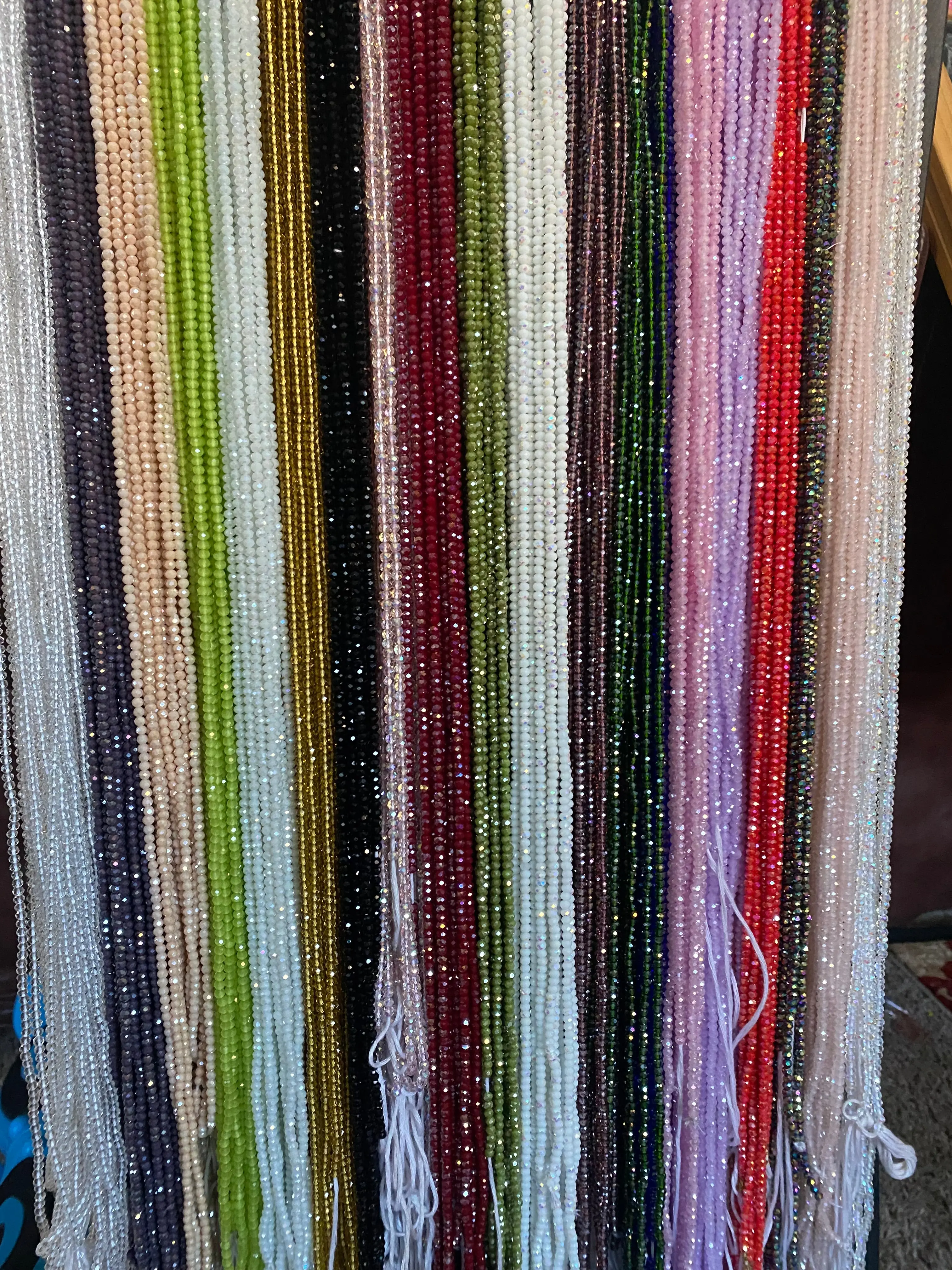 Crystal WaistBeads -TikTok Waist Beads – Variety of Styles – African Waist Jewelry – Tie-On (45”) – Add to Cart, Buy Now – Price Per 1 Waist Bead Beaded