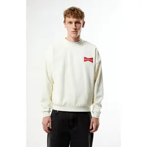 Budweiser Men's By Pacsun Holiday Crew Neck Sweatshirt