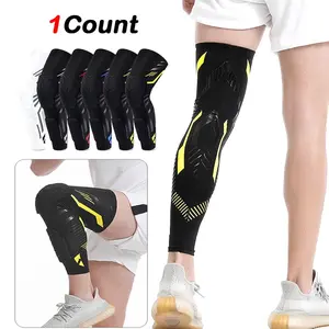 Unisex Knee and Calf Pads for Sports, Basketball, Running, and Athletic Compression Thigh Sleeves for Men and Women, Protective Leg Gear, Knee Compression Wrap, Knee Supporter