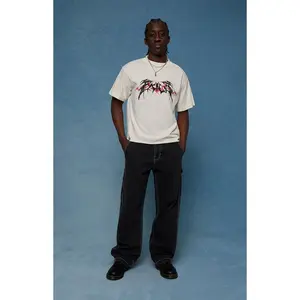 Pacsun Men's Dylan Baggy Jeans Carpenter Contrast Stitch Black