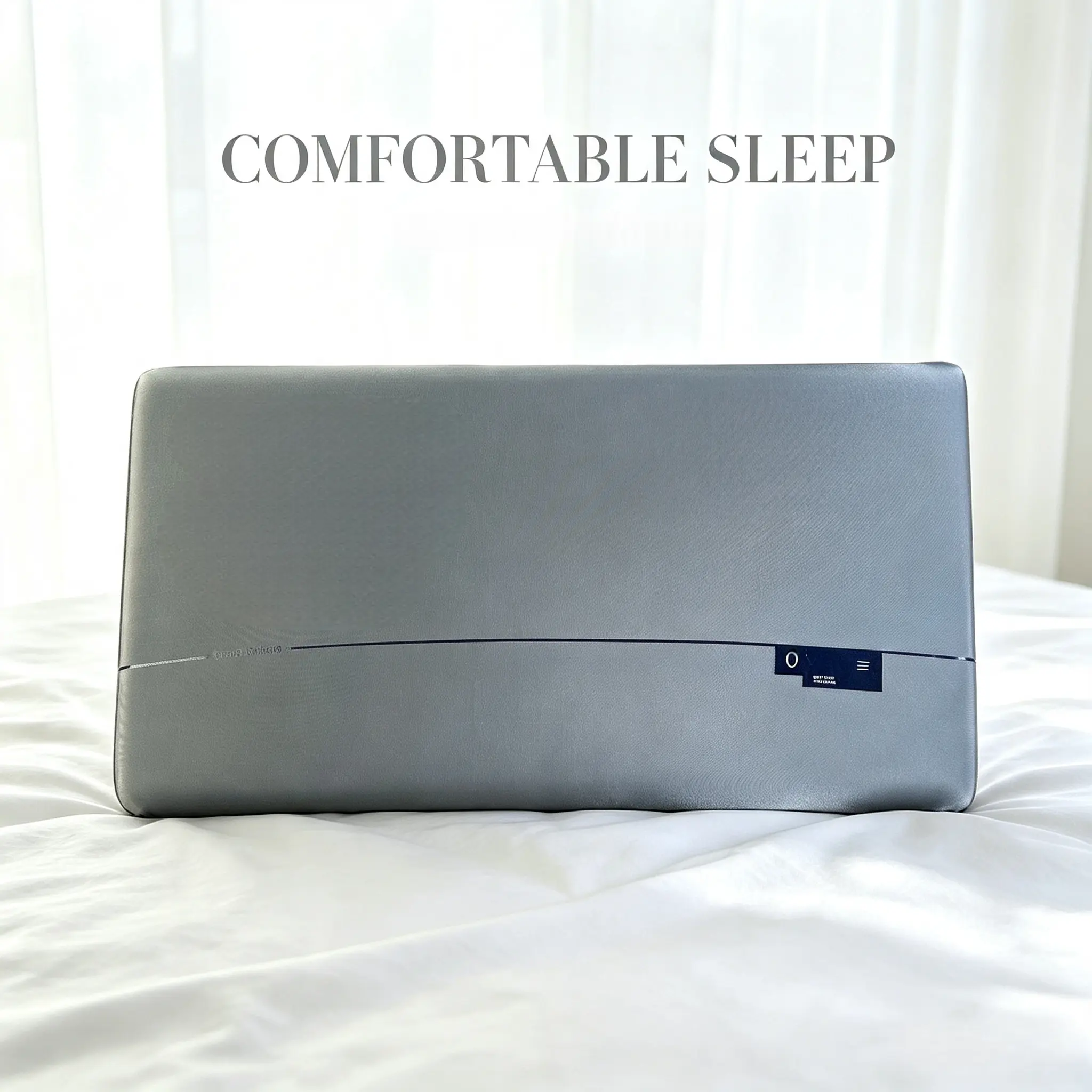 Breathable Bed Pillow with Smooth Surface for Improved Sleep Quality