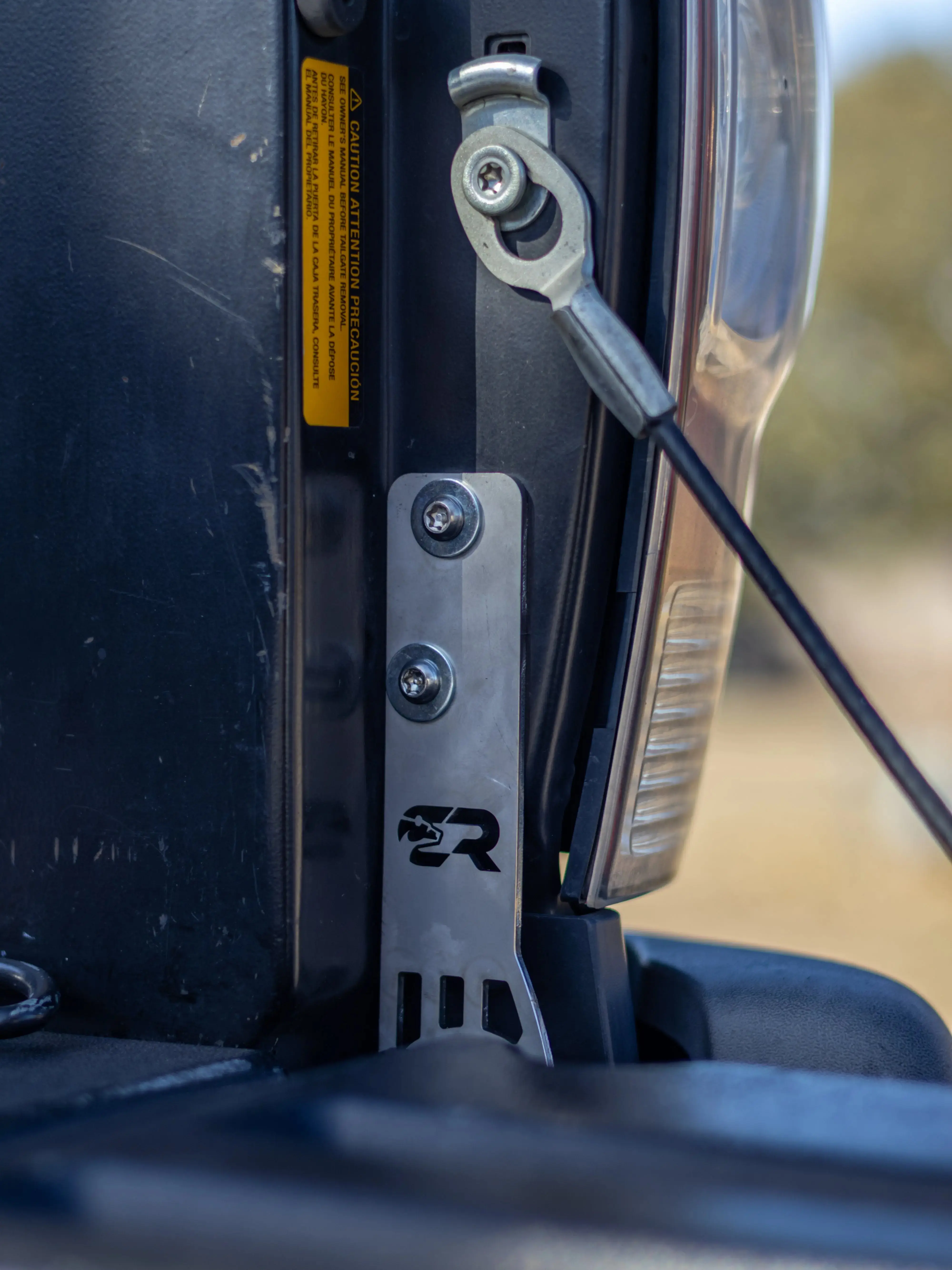 Tailgate Security Theft Protector for 2005-2015 Toyota Tacoma, Automotive Rear Rack Accessory