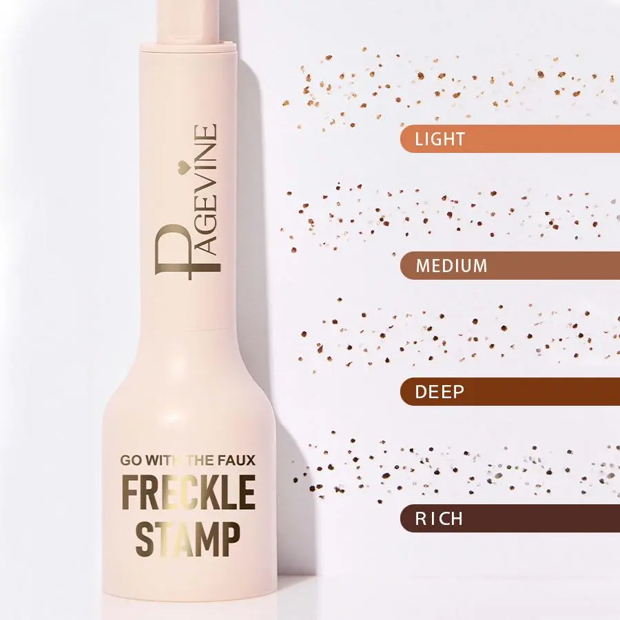 Five Fingers Natural Freckle Pen, Waterproof Temporary Makeup, Easy Application, Sharp Tip Design, Long-Lasting Freckles