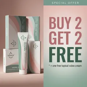 Lubracil Dual-Action Vaginal Moisturizer Bundle, Buy 2 Get 2 FREE + FREE Intimate Relief Cream