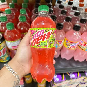 Mountain Dew Major Melon Flavor in a 20 Fl Oz Bottle from Canada Refreshing Drink