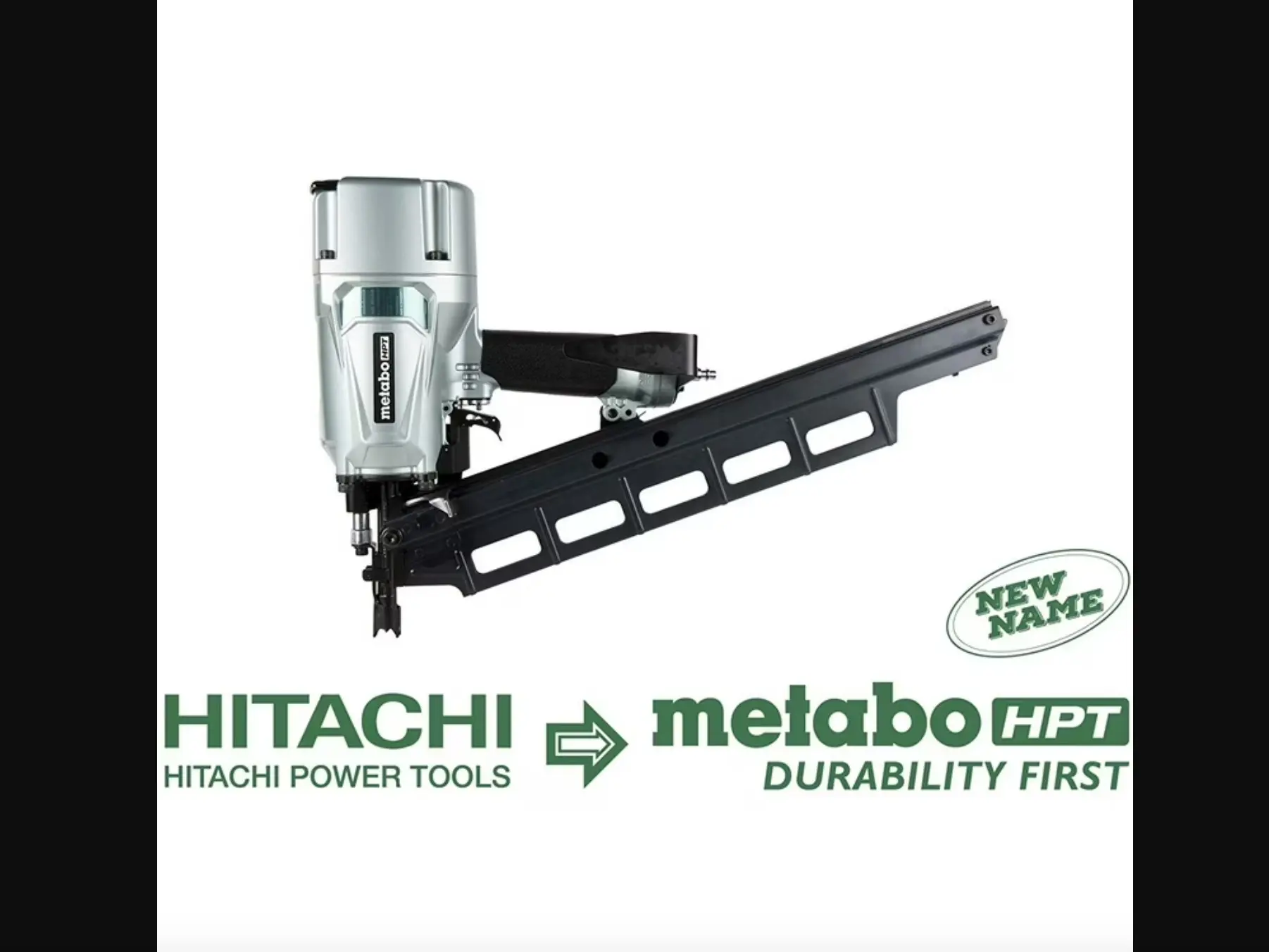 Metabo HPT (NR83A5) 21 Degree 3-1/4" Plastic Collated Framing Nailer Metabo HPT (NR83A5) 21 Degree 3-1/4" Plastic Collated Framing Nailer