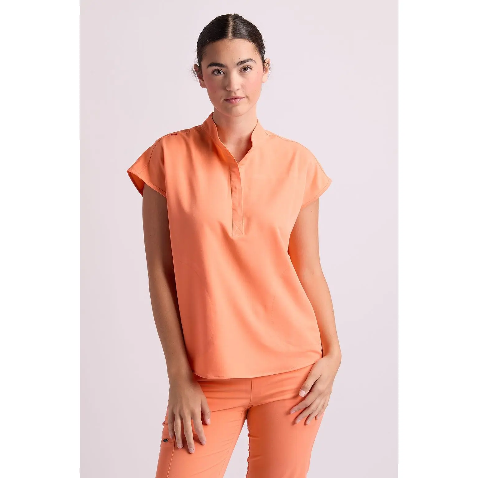 Amara Two Pocket Oversized Scrub Top