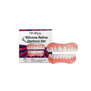 2pcs Denture Modification Set Teeth Modification Enhances Smile Aesthetics Comfortable Material Denture Set