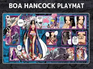 Card Boa Hancock Blue mat Gaming Desk Playmat mat mat