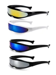 Cyberpunk Future-Style Narrow Frame Punk Sunglasses, Square Sunglasses, Stylish Glasses, Fashion Trendy Eyewear, Essential Accessory for Style Lovers, All Seasons