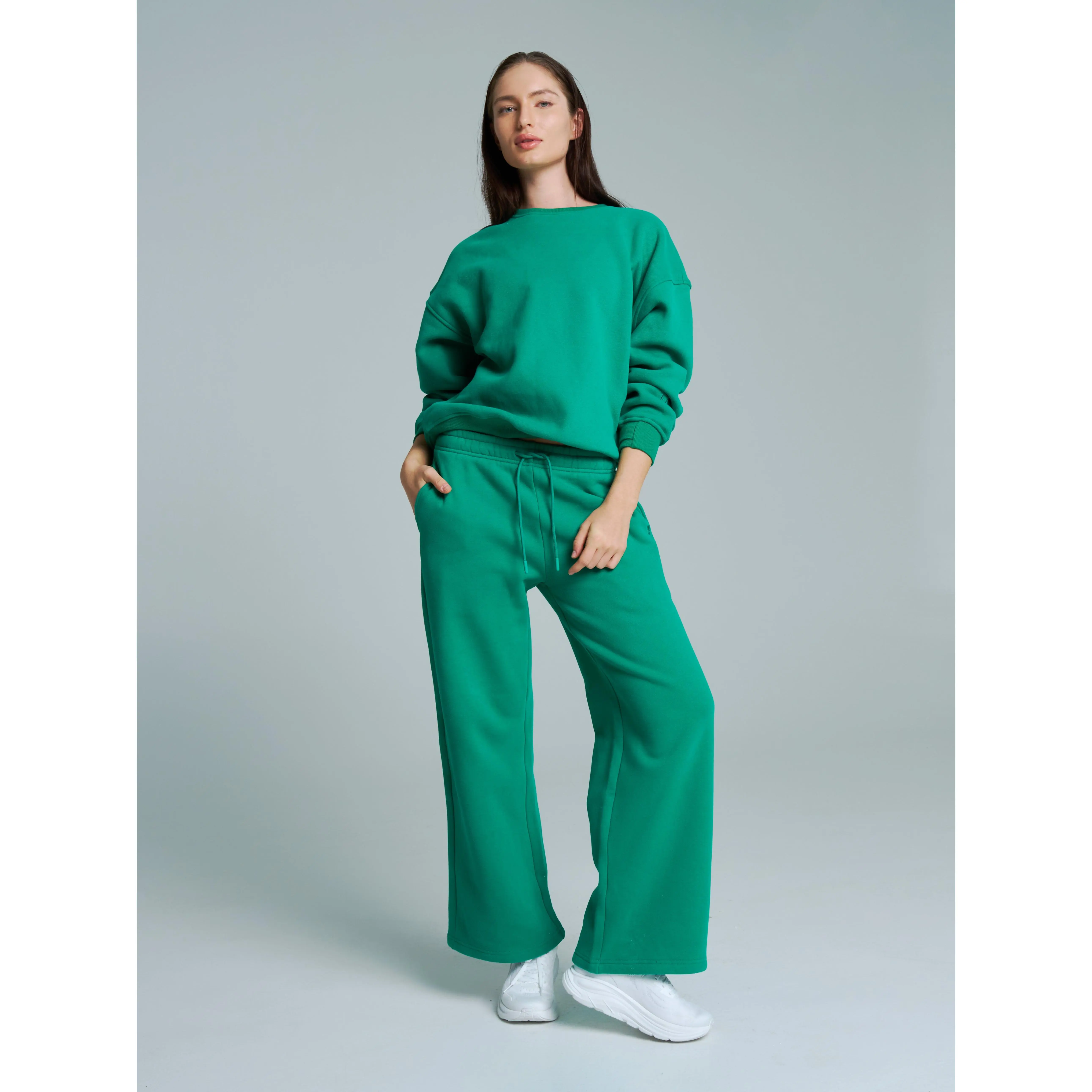 Plush Fleece Crew Pullover - Lucky Charm